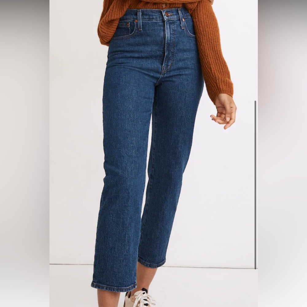 Madewell perfect vintage straight crop Jean